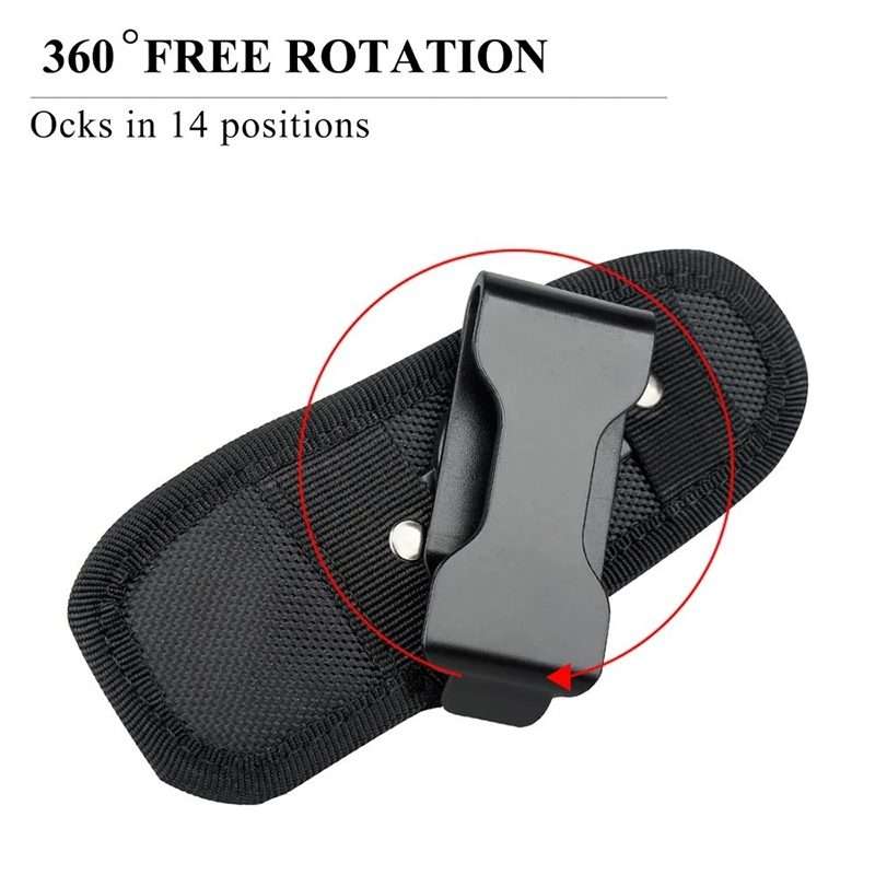 KOSIBATE H-133 Outdoor Hiking Nylon Flashlight Case (Khaki)
