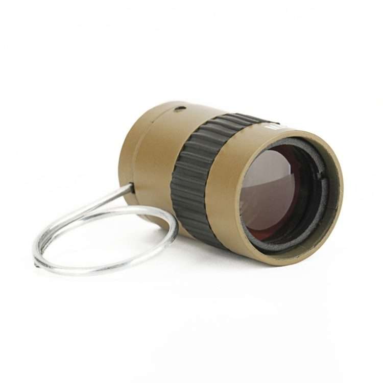 2.5x17.5mm Mini Pocket Miniature Telescope with Finger Buckle (Gold)