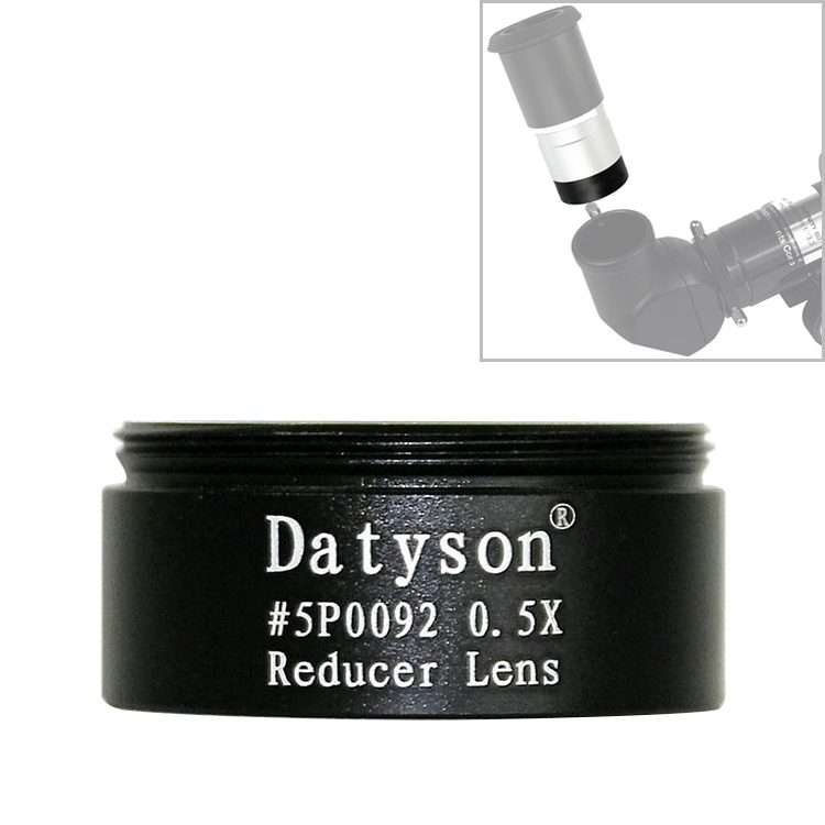 Datyson 5P0092 Coarse Threaded Astronomical Telescope Accessories 1.25 inch 0.5X Reduc ... (Black)