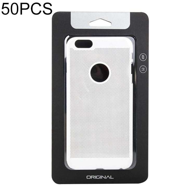 50 PCS High Quality Cellphone Case Kraft Paper Package Box for iPhone (5.5 inch) Avail ... (Black)