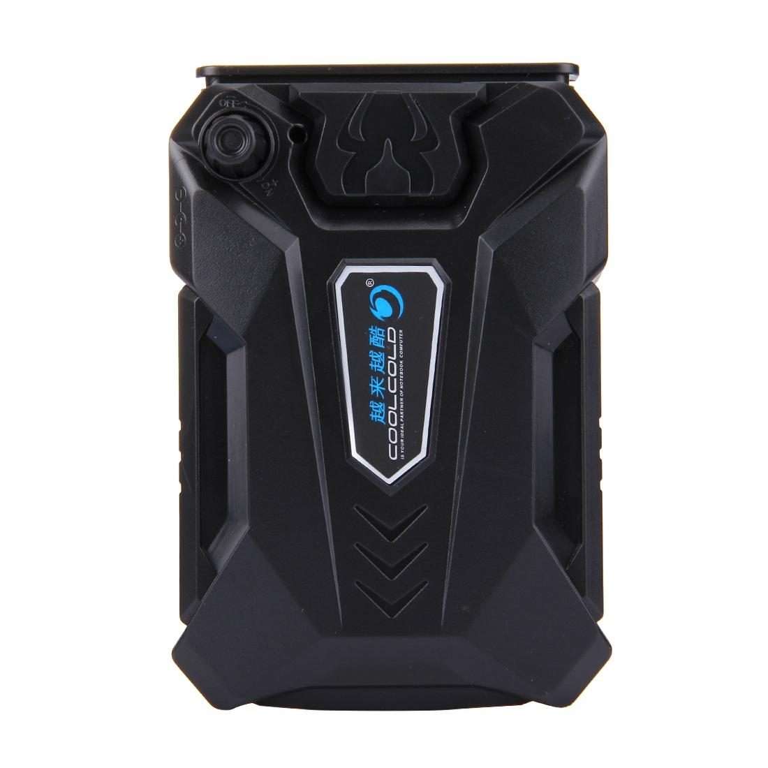 Ice Troll III Gaming Laptop Notebook Cooling Pad Mute Air Extracting Cooling Fan Turbo ... (Black)