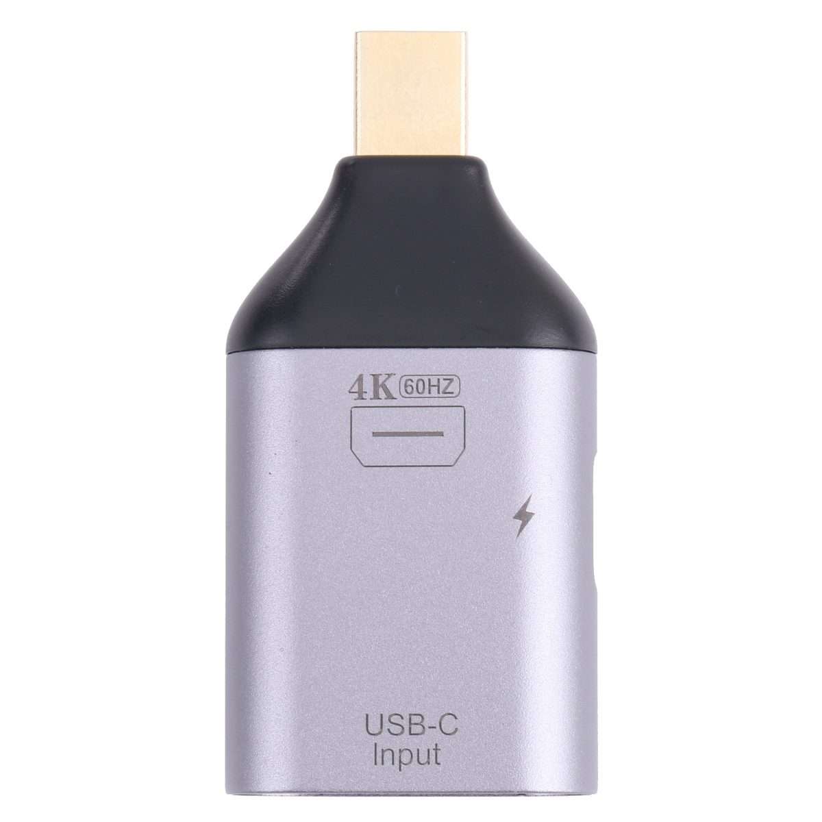 2 in 1 4K 60Hz Mini DP Male to USB-C / Type-C Charging + USB-C / Type-C Female Adapter