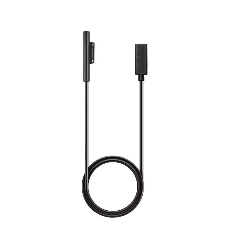 USB-C / Type-C Female to 6 Pin Male Laptop PD Fast Charging Cable for Microsoft Surface Pro 7 / 6