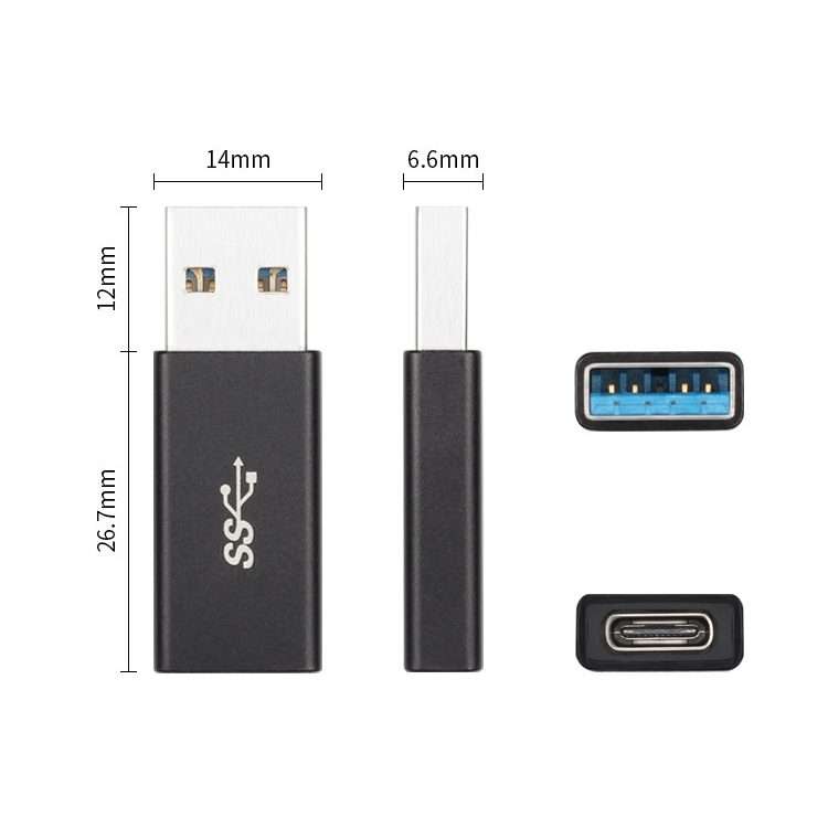 Type-C / USB-C to USB 3.0 AM Adapter(White)