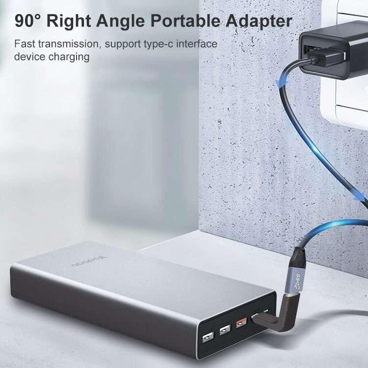 Type-C / USB-C to USB 3.1 90 Degree Elbow Head Design MF Adapter