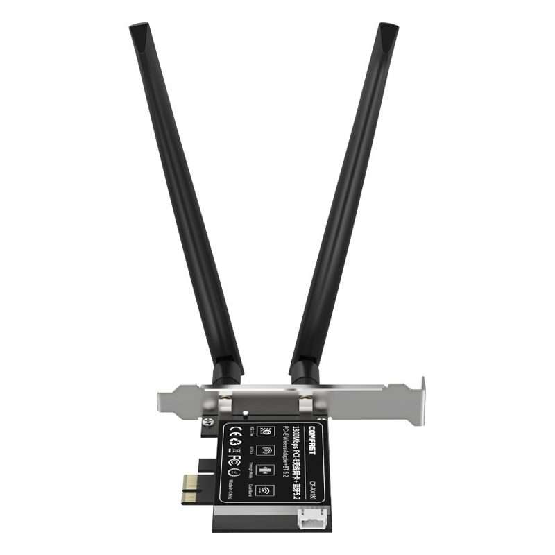 COMFAST CF-AX180 1800Mbps PCI-E Bluetooth 5.2 Dual Frequency Gaming WiFi 6 Wireless Network Card w
