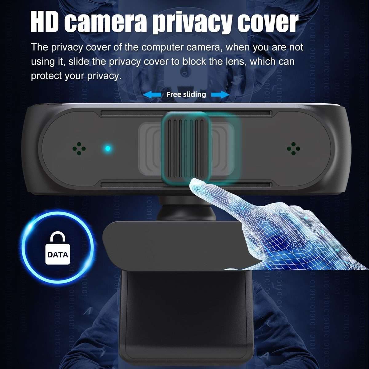 HA501 USB 5M 2.5K Rotate 360 Degrees Auto-focus Camera With Microphone