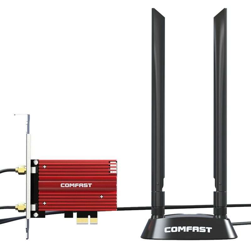 COMFAST AX200 Plus+ 5374Mbps WiFi6 PCIE High Speed Wireless Network Card