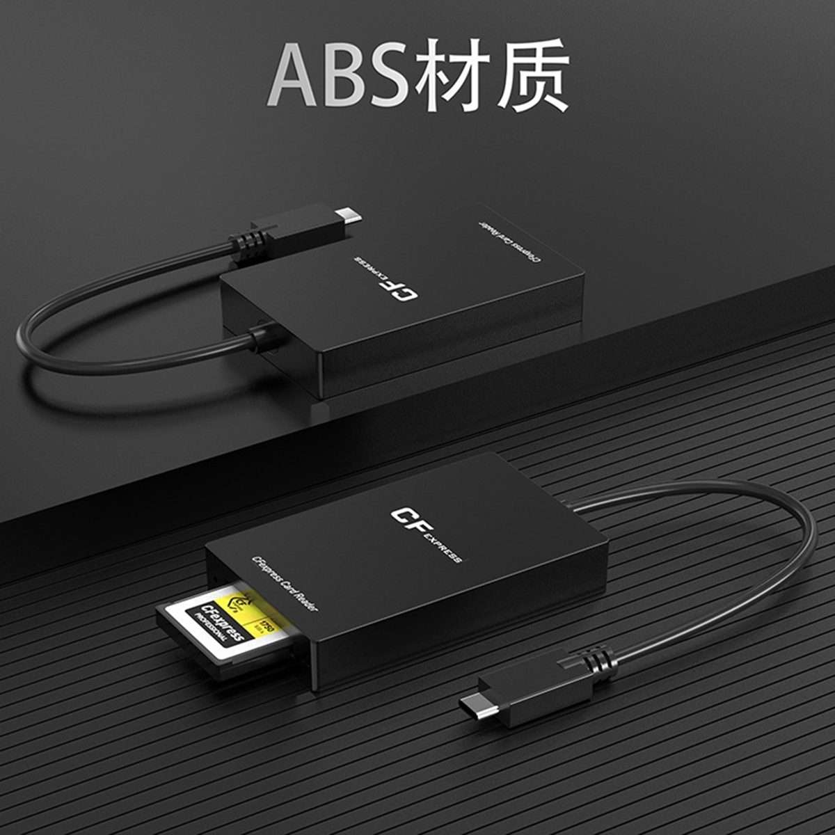 Rocketek CR315 USB3.1 Gen2 Type-C CFexpress Type B Card Reader(Black)