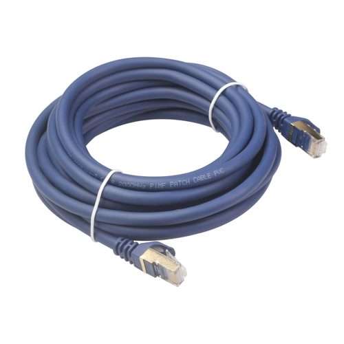 7.6m CAT8 Computer Switch Router Ethernet Network LAN Cable, Patch Lead RJ45