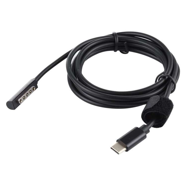 USB-C / Type-C Power Supply PD 65W Fast Charging Cable for Microsoft Surface Pro 2, Cable Length: