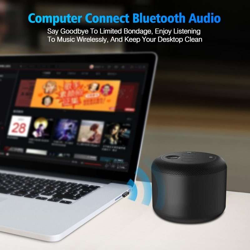 LY038 USB Mini Square Bluetooth 5.0 Adapter