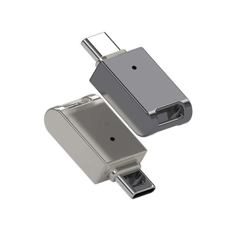 64GB USB-C / Type-C Zinc Alloy USB Flash Drive with Keychain