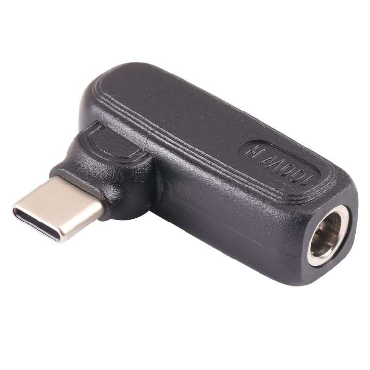 100W 5.5x2.1mm Female to USB-C/Type-C Male Plug Laptop Adapter Connector