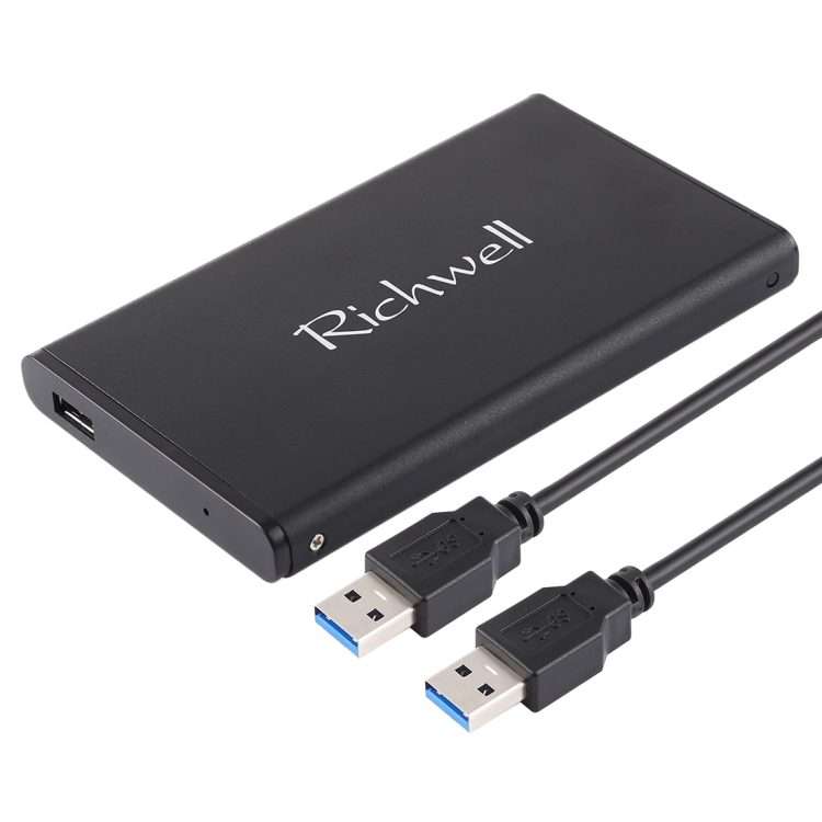 Richwell SATA R2-SATA-500GB 500GB 2.5 inch USB3.0 Super Speed Interface Mobile Hard Di ... (Black)