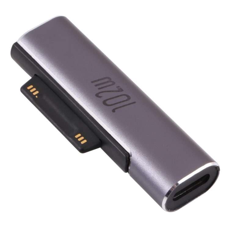 102W USB-C / Type-C Female Charging Adapter for Microsoft Surface Pro 3 / 4 / 5 / 6 / 7 / Surface