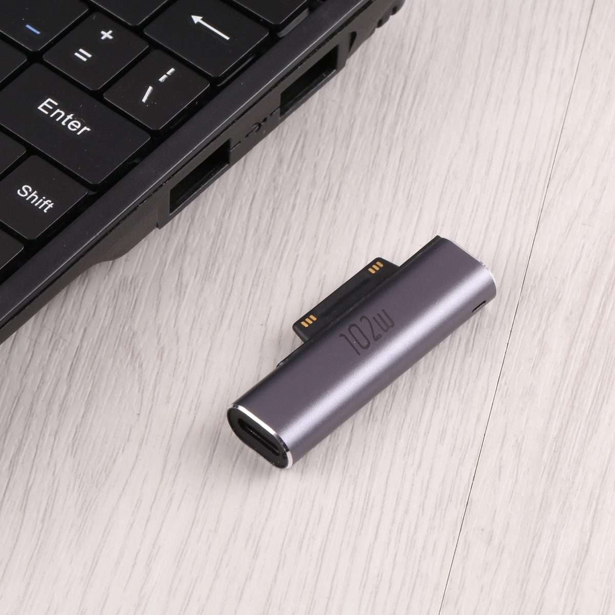 102W USB-C / Type-C Female Charging Adapter for Microsoft Surface Pro 3 / 4 / 5 / 6 / 7 / Surface