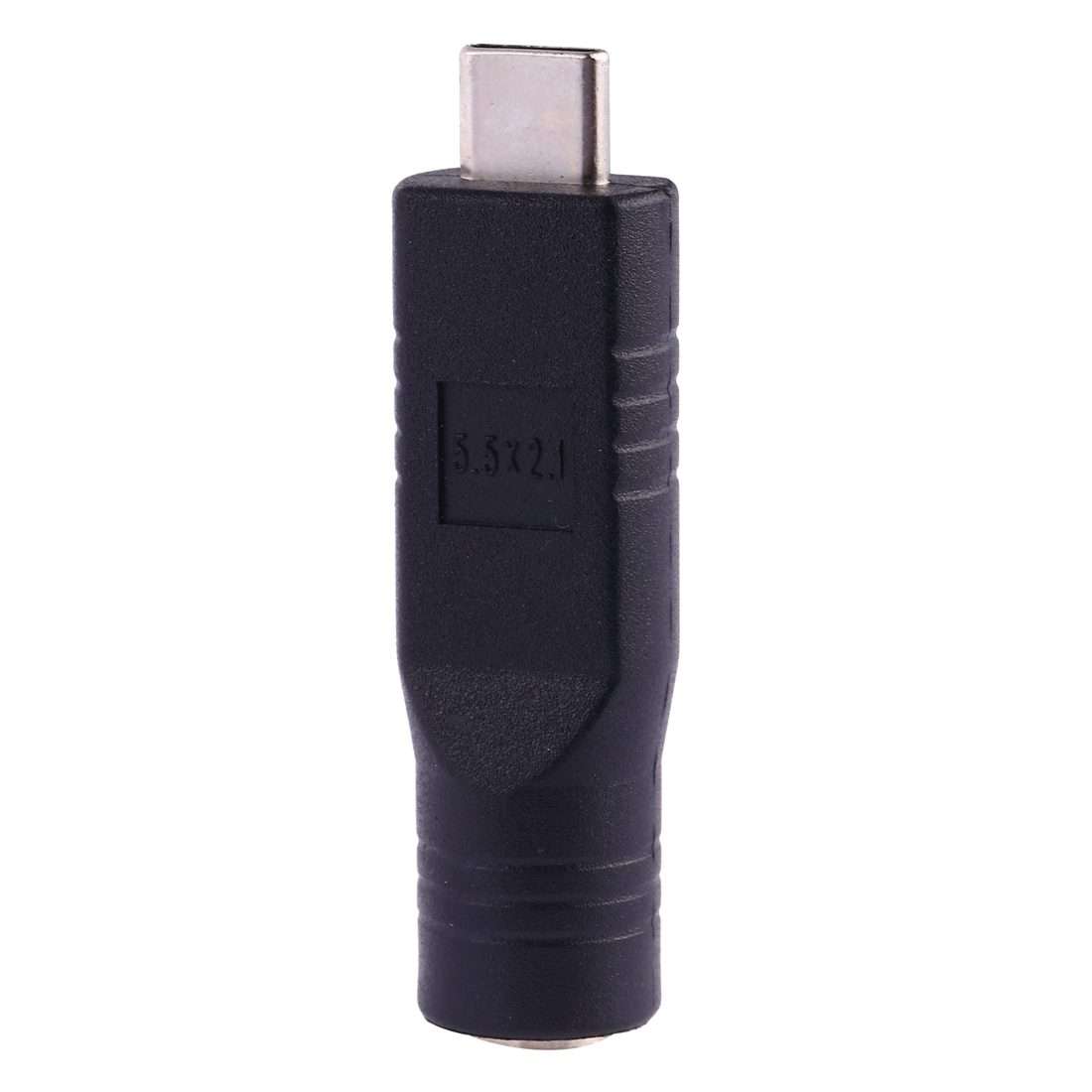 5.5 x 2.1mm Female to USB-C / Type-C Male Plug Adapter Connector