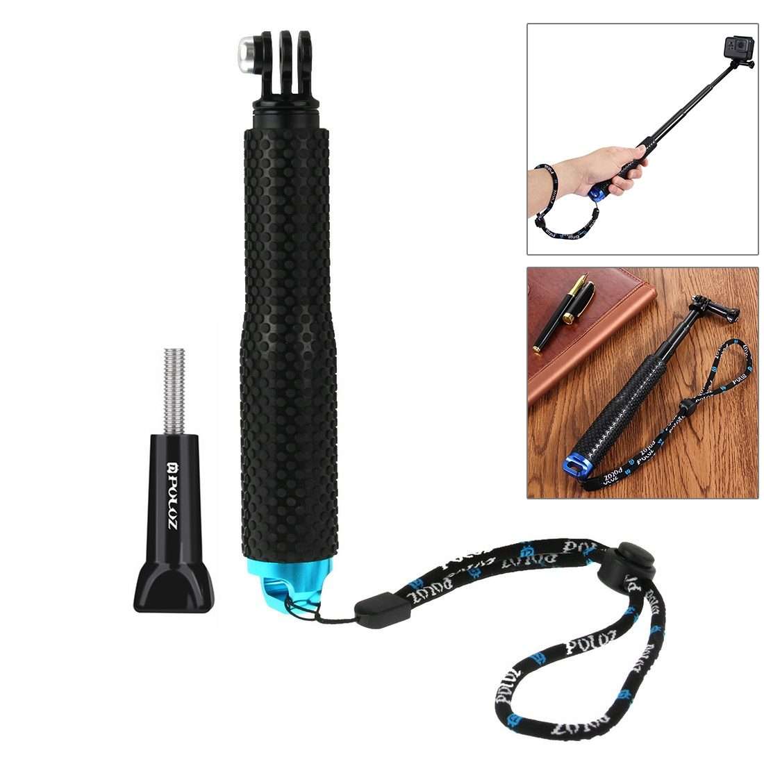 PULUZ 16 in 1 CNC Metal Accessories Combo Kits with EVA Case (Screws + Surface Mounts + Tripod Ada