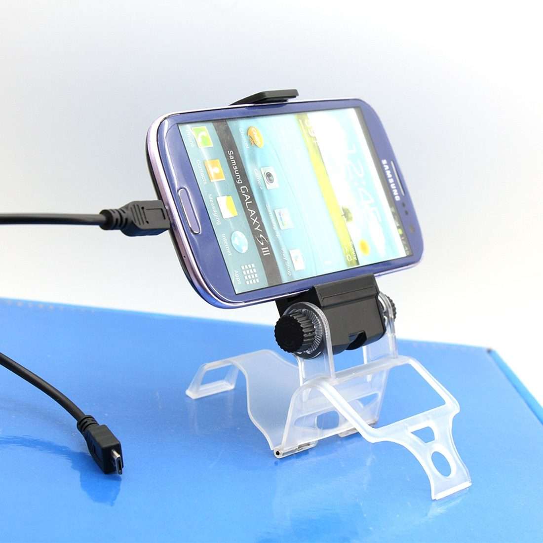 DOBE TP4-016 Smartphone OTG Clamp Holder for Sony PS4 Game Controller, Suitable for Up to 6 inch P