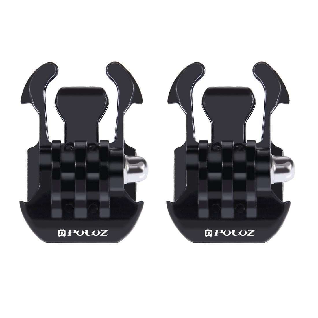2 PCS PULUZ Horizontal Surface Quick Release Buckle for GoPro, Insta360, DJI and Other Action Came