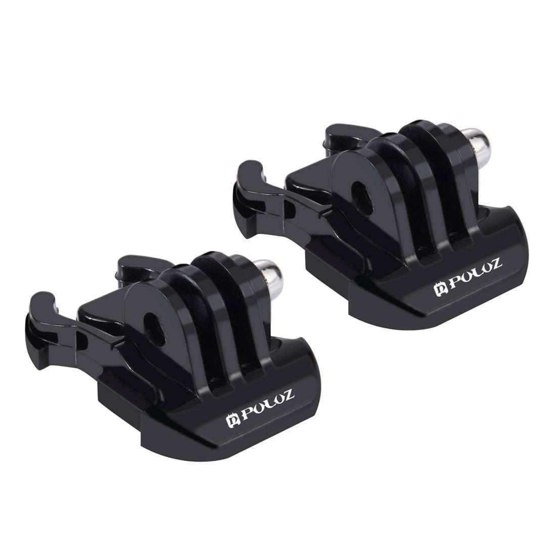 2 PCS PULUZ Horizontal Surface Quick Release Buckle for GoPro, Insta360, DJI and Other Action Came