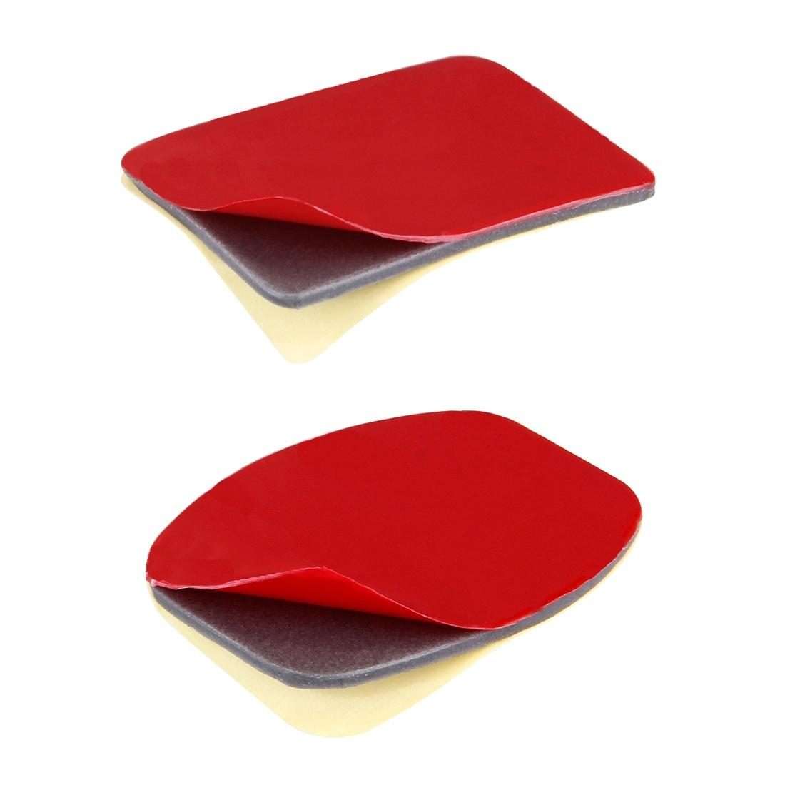 PULUZ 2 PCS Curved Surface Mounts + 2 PCS Flat Surface Mounts + 4 PCS Adhesive Mount Stickers for
