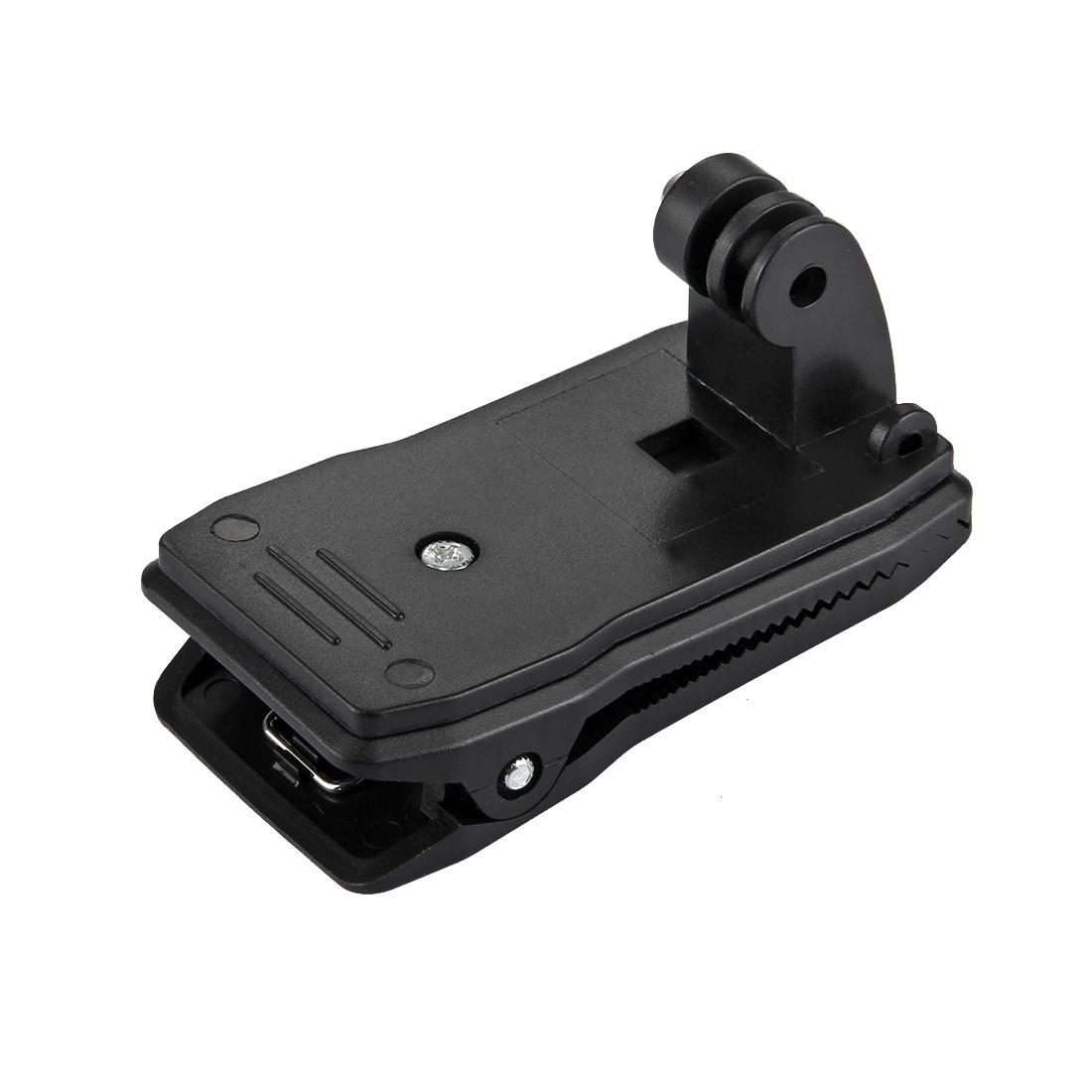 PULUZ 360 Degree Rotating Backpack Hat Rec-mounts Quick Release Clamp Mount for GoPro, Insta360, D