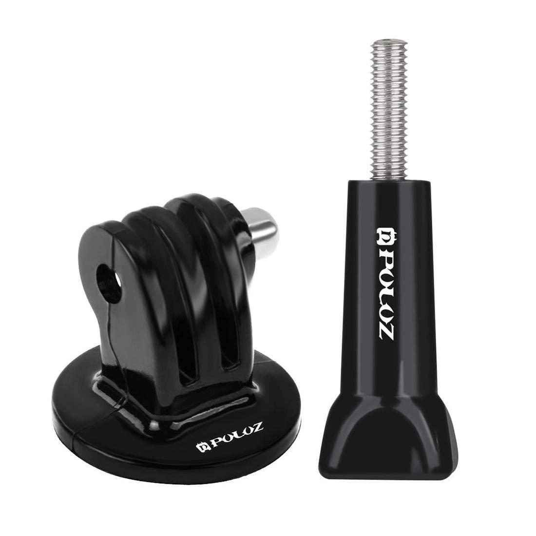 PULUZ Camera Tripod Mount Adapter with Long Screw for GoPro, Insta360, DJI and Other Action Camera