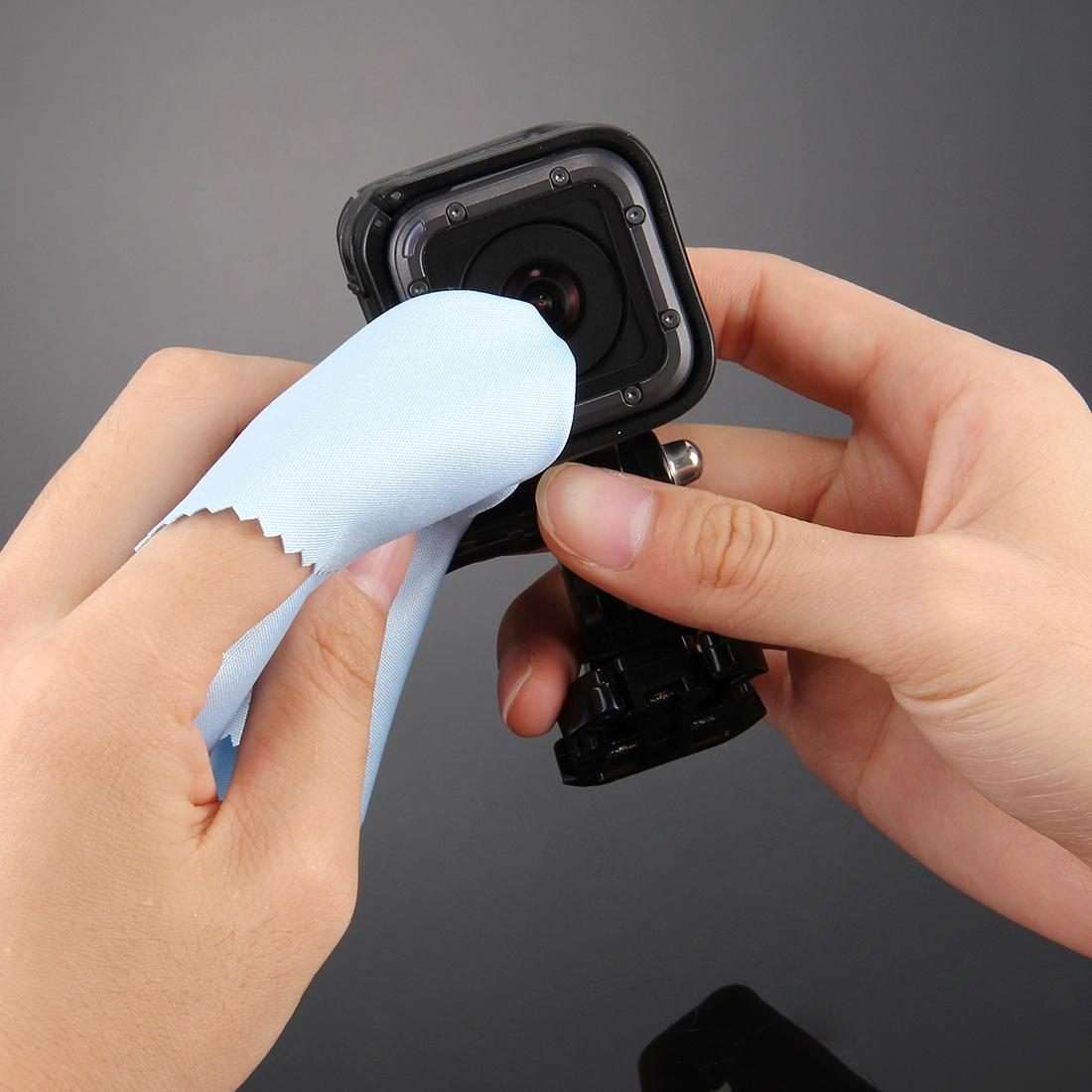 10 PCS PULUZ Soft Cleaning ClothGoPro, Insta360, DJI and Other Action Cameras LCD Screen, Tablet P
