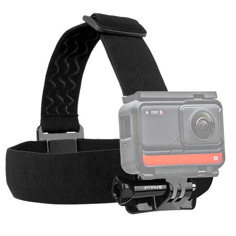 PULUZ Elastic Mount Belt Adjustable Head Strap for GoPro, Insta360 ONE R, DJI Osmo Action and Othe