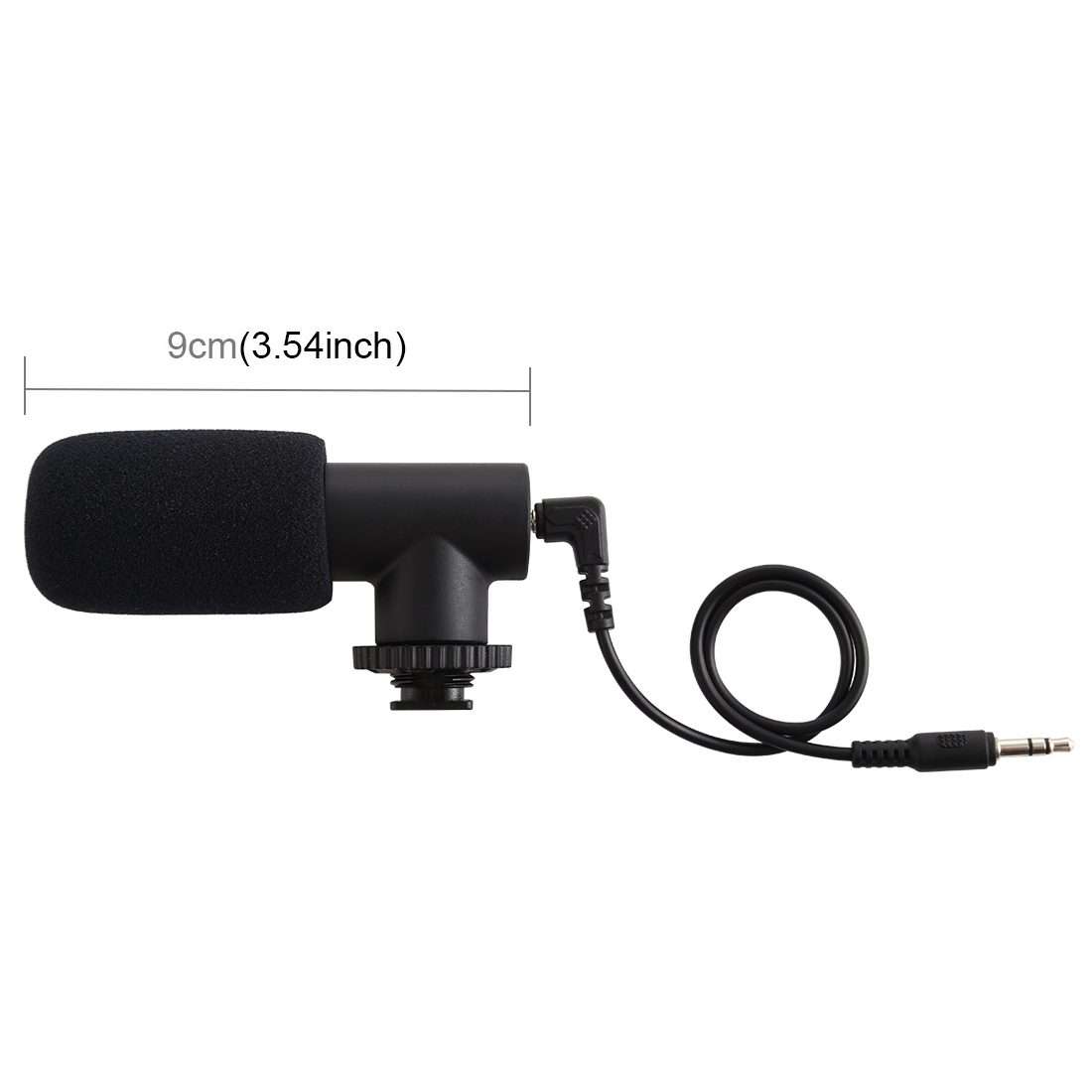 PULUZ 3.5mm Audio Stereo Recording Vlogging Professional Interview Microphone for DSLR & DV Camcor