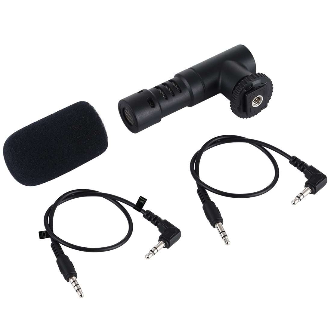 PULUZ 3.5mm Audio Stereo Recording Vlogging Professional Interview Microphone for DSLR & DV Camcor