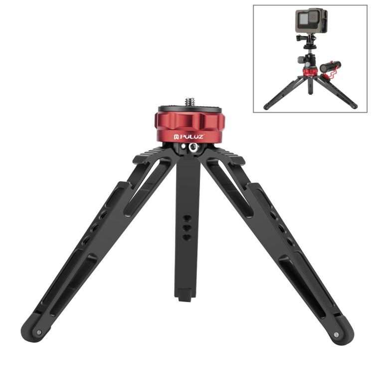 PULUZ Desktop Vlogging Live Tripod Holder with Cold Shoe Bases for DSLR & Digital Cameras, Adjusta