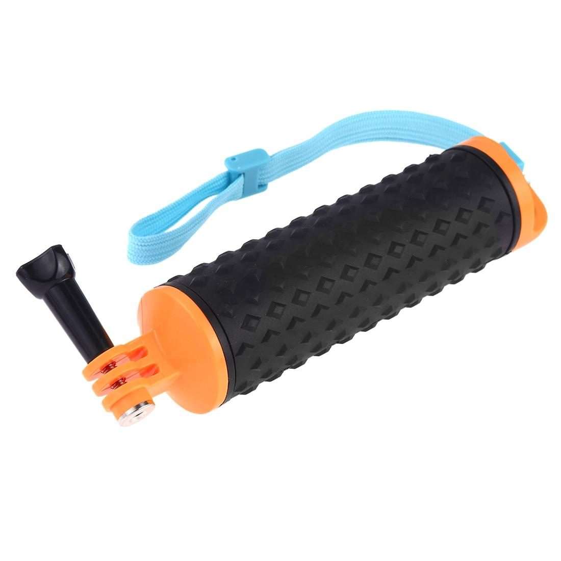 PULUZ Floating Handle Hand Grip Buoyancy Rods with Strap for GoPro HERO10 Black / HER ... (Orange)