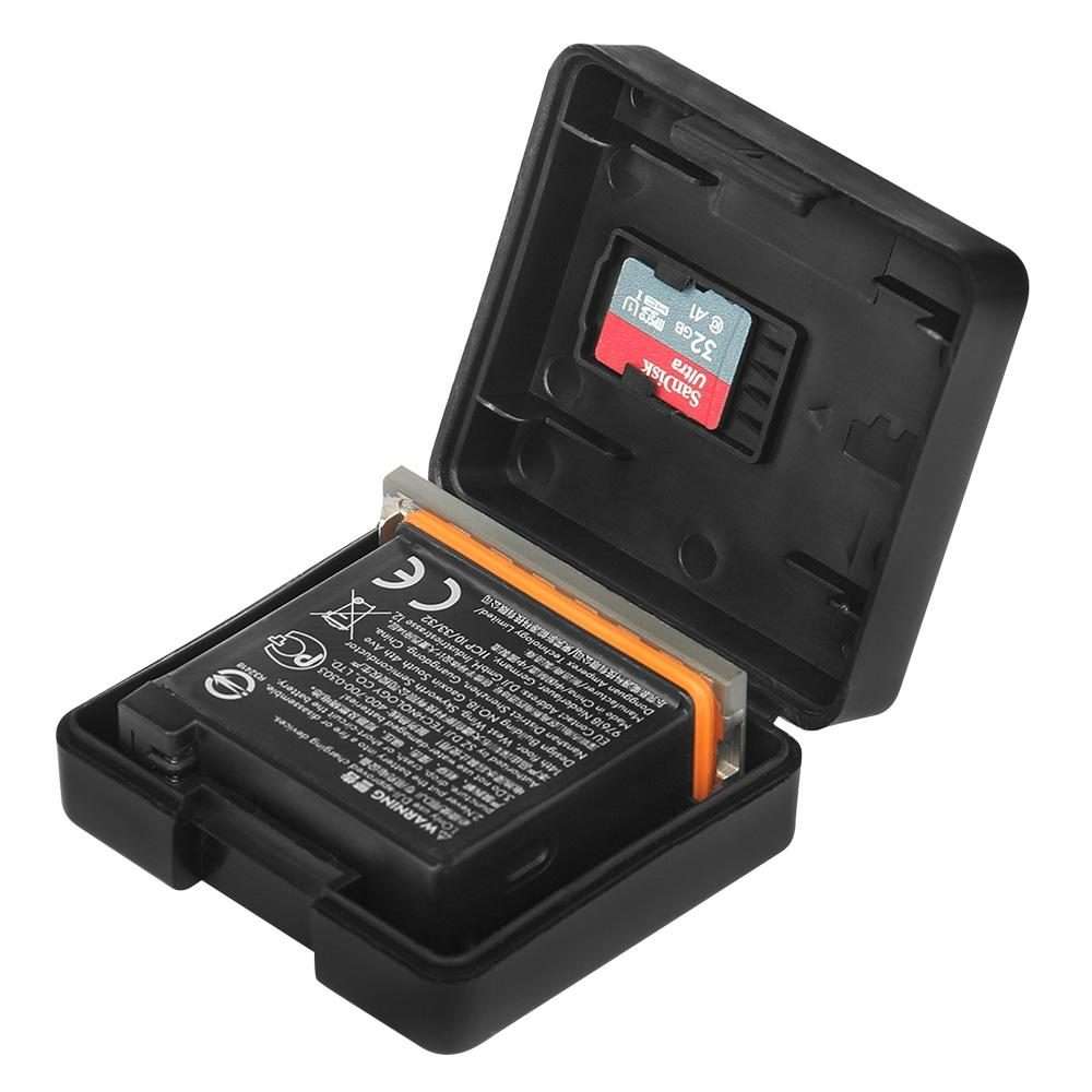 PULUZ Hard Plastic Battery Storage Box for DJI Osmo Action 6 / 5 Pro / Action 4 / GoPro HERO13 Bla