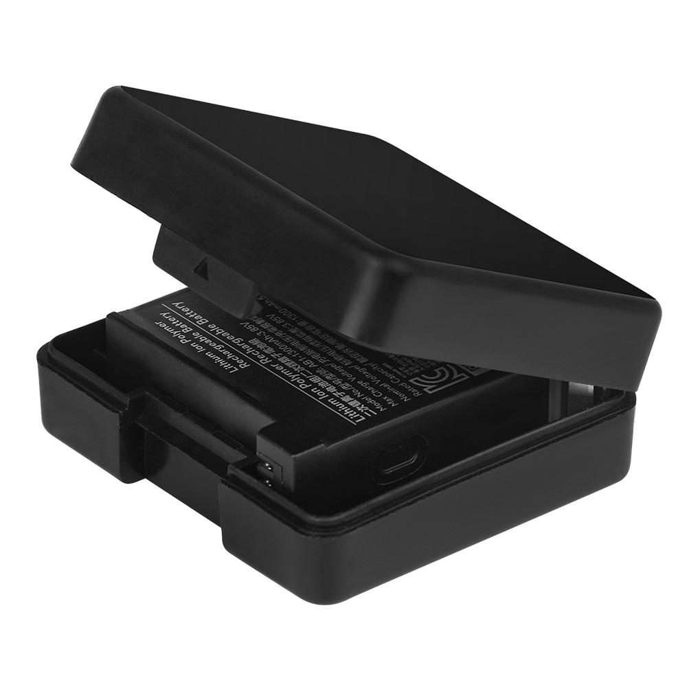 PULUZ Hard Plastic Battery Storage Box for DJI Osmo Action 6 / 5 Pro / Action 4 / GoPro HERO13 Bla