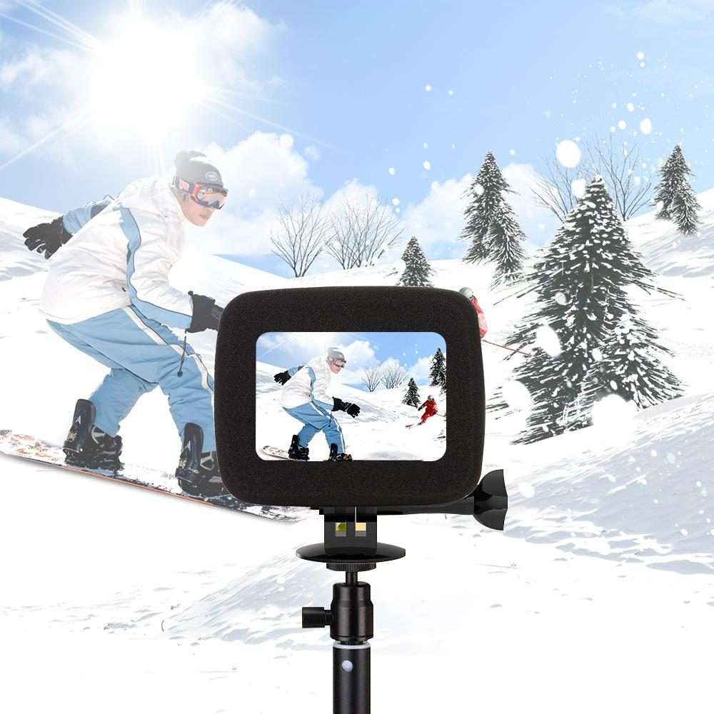 PULUZ for GoPro HERO8 Black Foam Windshield Housing Case(Black)