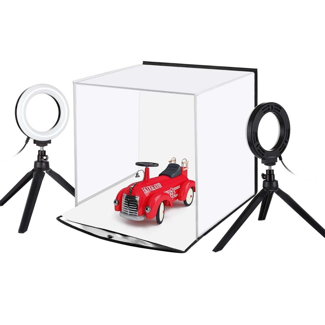 PULUZ 30cm Folding Portable Ring Light Photo Lighting Studio Shooting Tent Box Kit with 6 Colors B