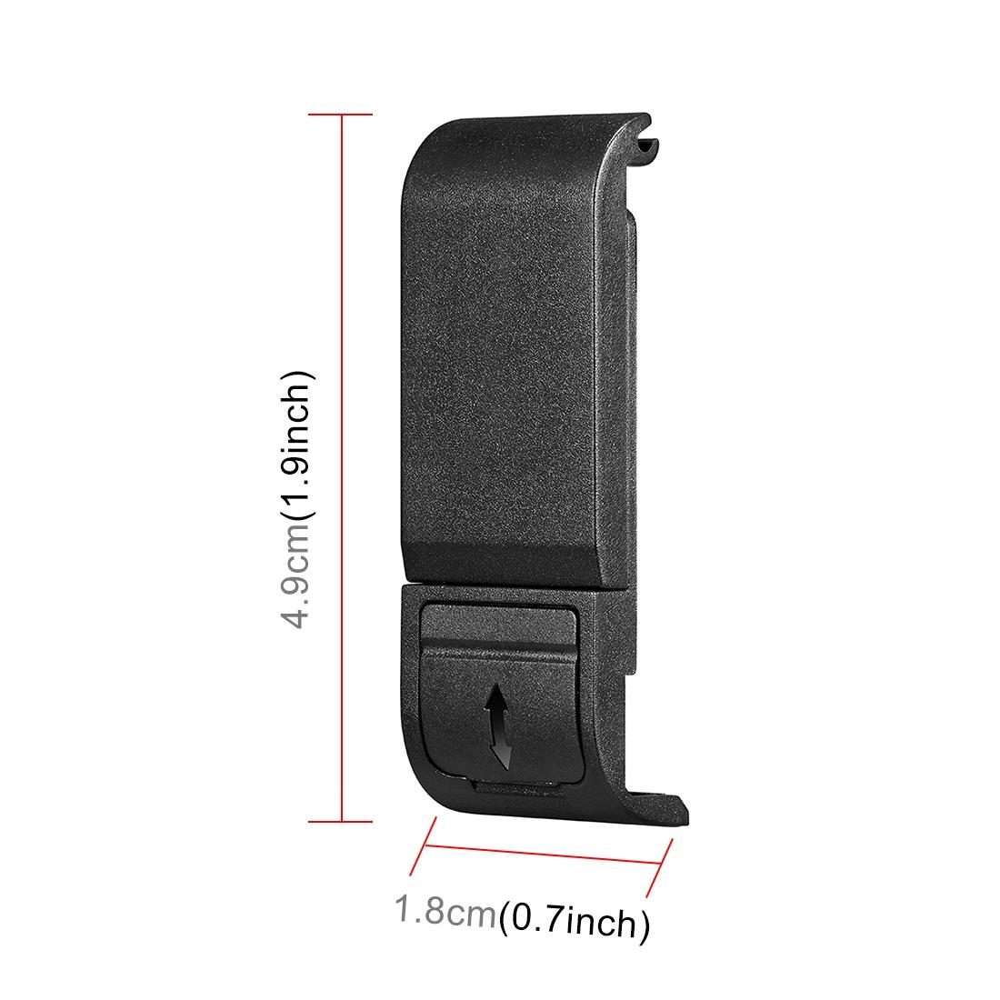 PULUZ POM Plastic Battery Side Interface Cover for GoPro HERO13 Black /12 Black /11 Black /10 Blac