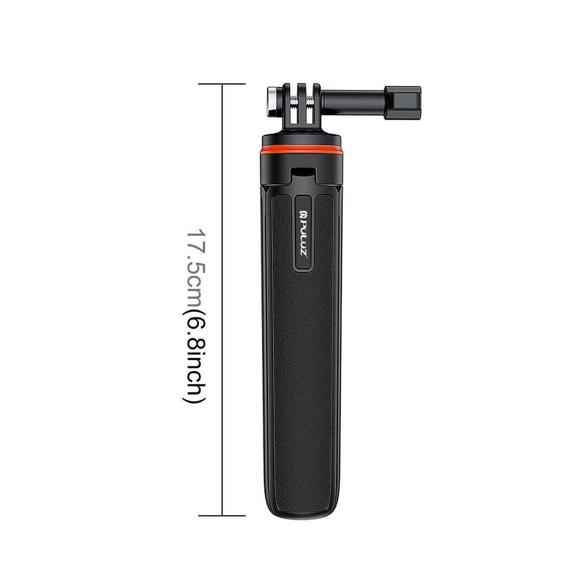PULUZ Action Camera Extension Tripod Selfie Stick Stand for GoPro (Black)