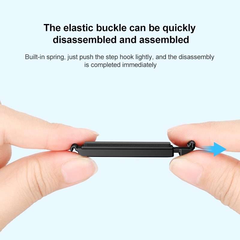 PULUZ Aluminum Alloy Vertical Shooting Magnetic Quick-release Battery Side Interface C ... (Black)