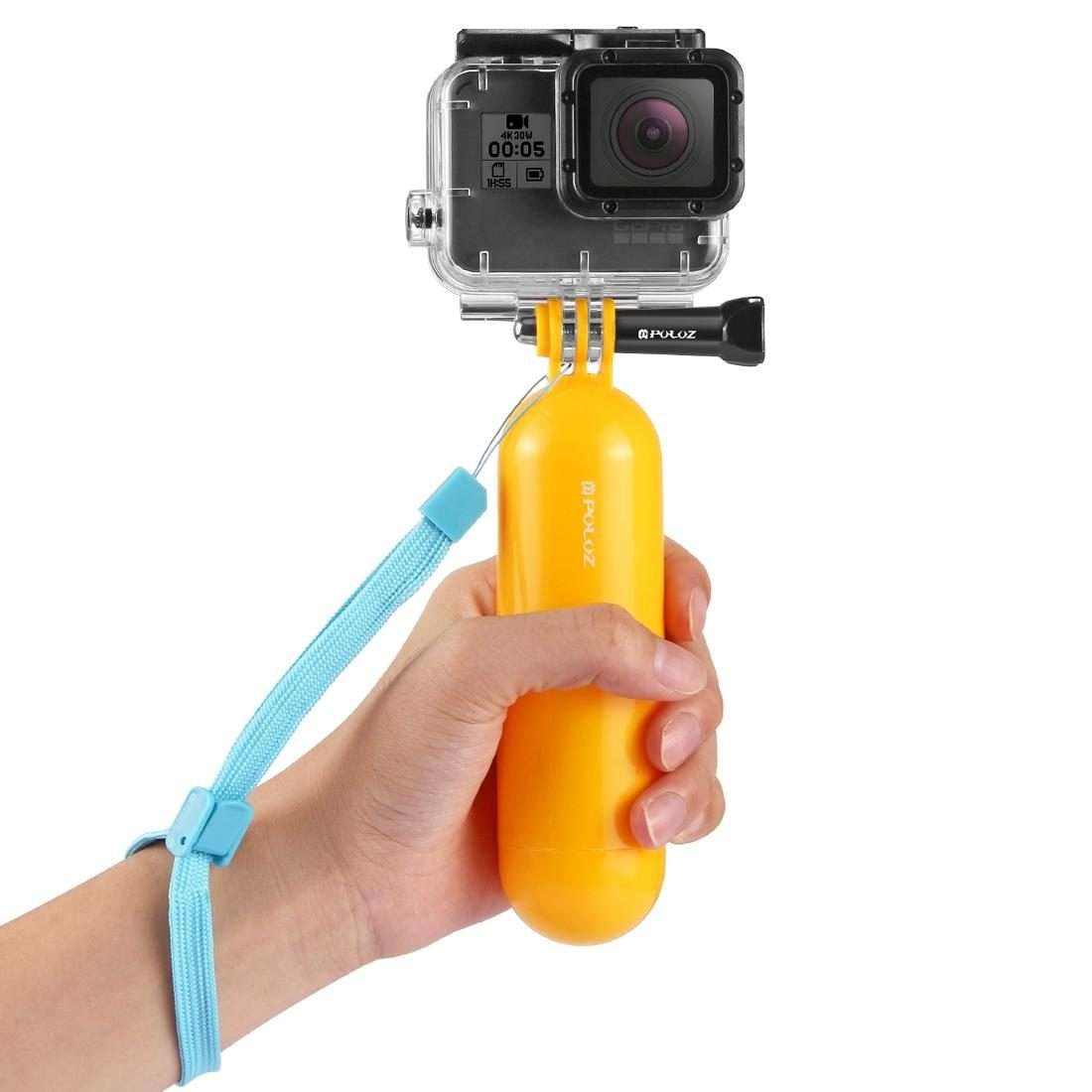 PULUZ Floating Handle Bobber Hand Grip with Strap for GoPro, Insta360, DJI and Other Action Camera