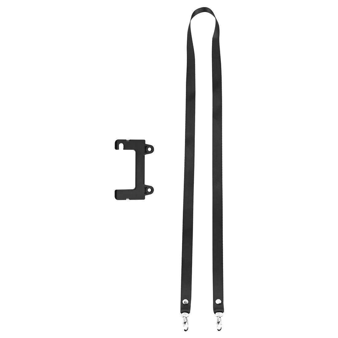 PULUZ Nylon Dual-Hook Anti-lost Anti-fall Neck Strap Lanyard for DJI Mini 3 / 3 Pro ... (Black)