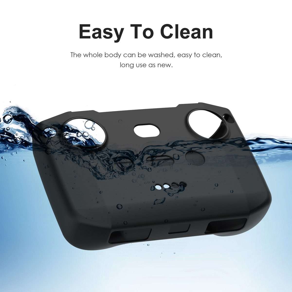 PULUZ Shockproof Anti-scratch Silicone Case For DJI Neo / Mini 3 / 3 Pro / Mavic 3 / A ... (Black)
