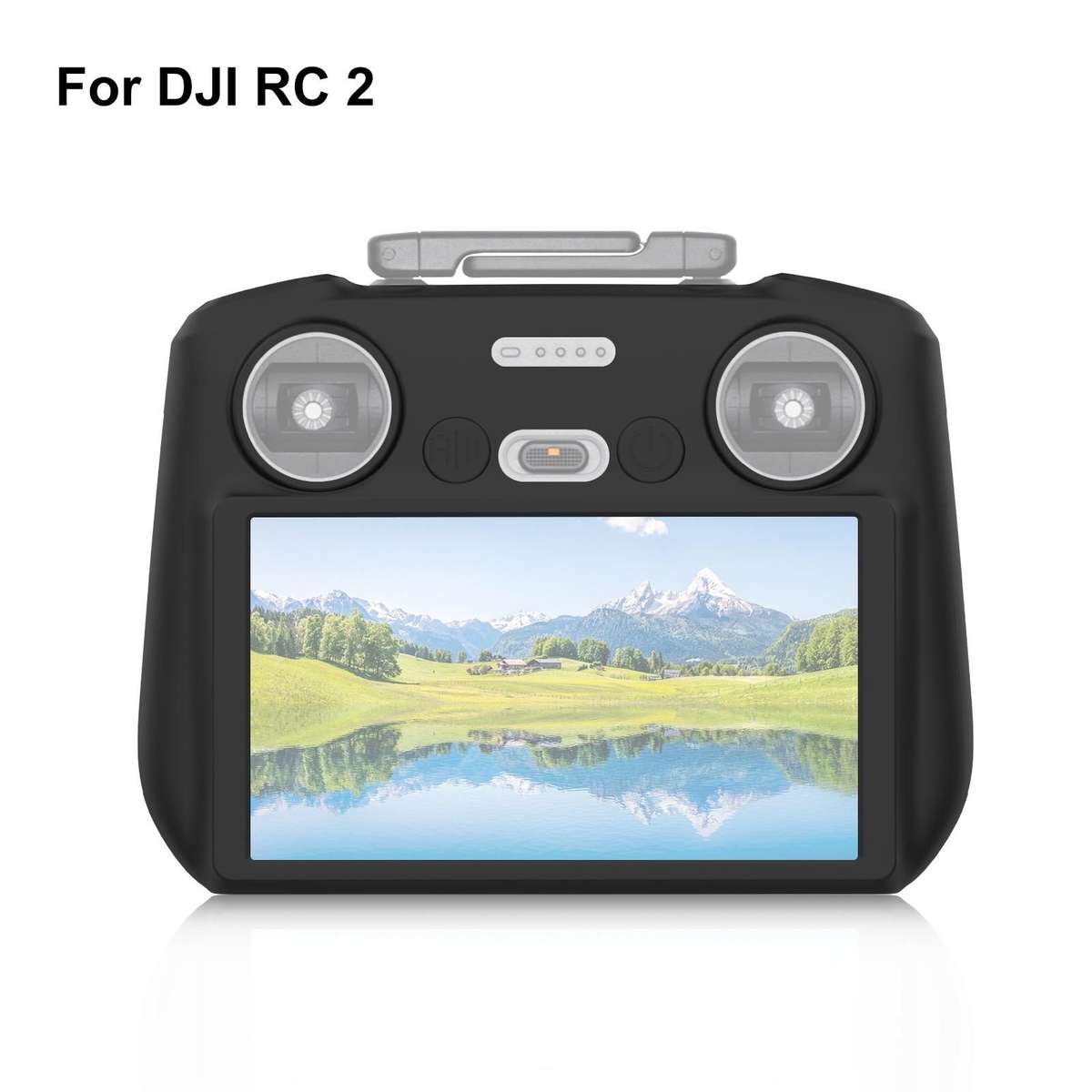 For DJI Mini 4 Pro / Air 3 Remote Control / DJI RC 2 with Screen PULUZ Silicone Protec ... (Black)