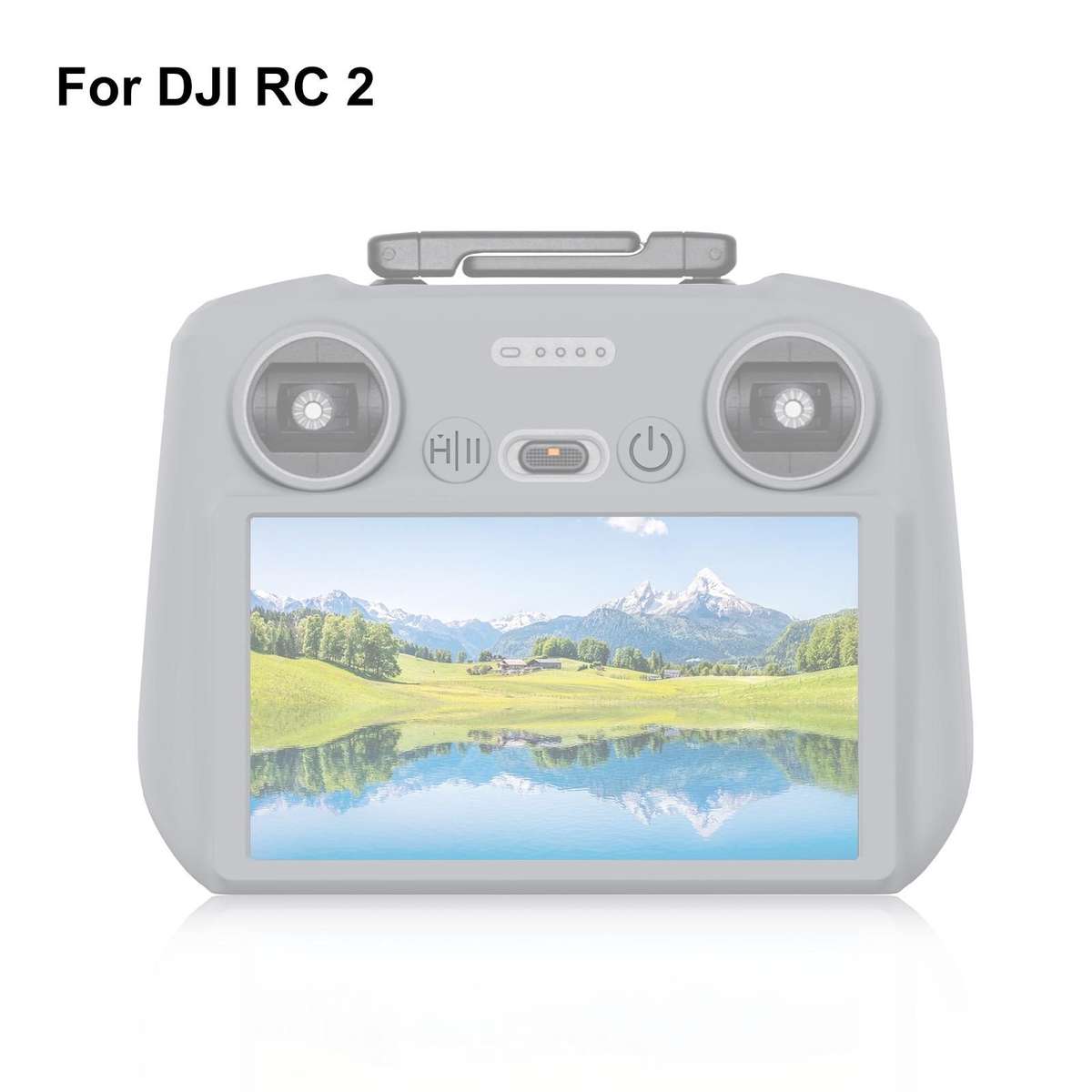 For DJI Mini 4 Pro / Air 3 Remote Control / DJI RC 2 with Screen PULUZ Silicone Protect ... (Grey)