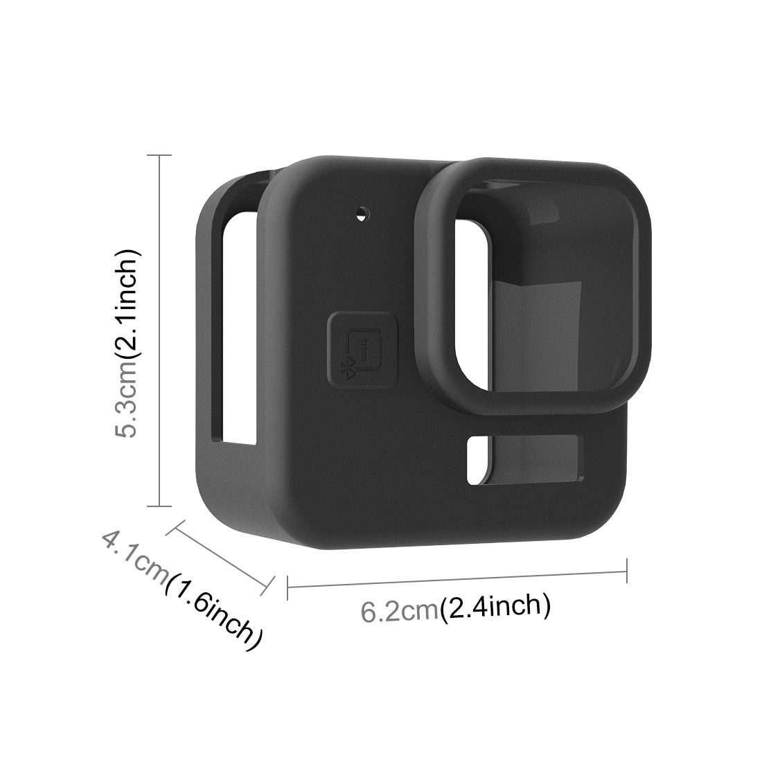For GoPro HERO11 Black Mini PULUZ Silicone Protective Case(Black)