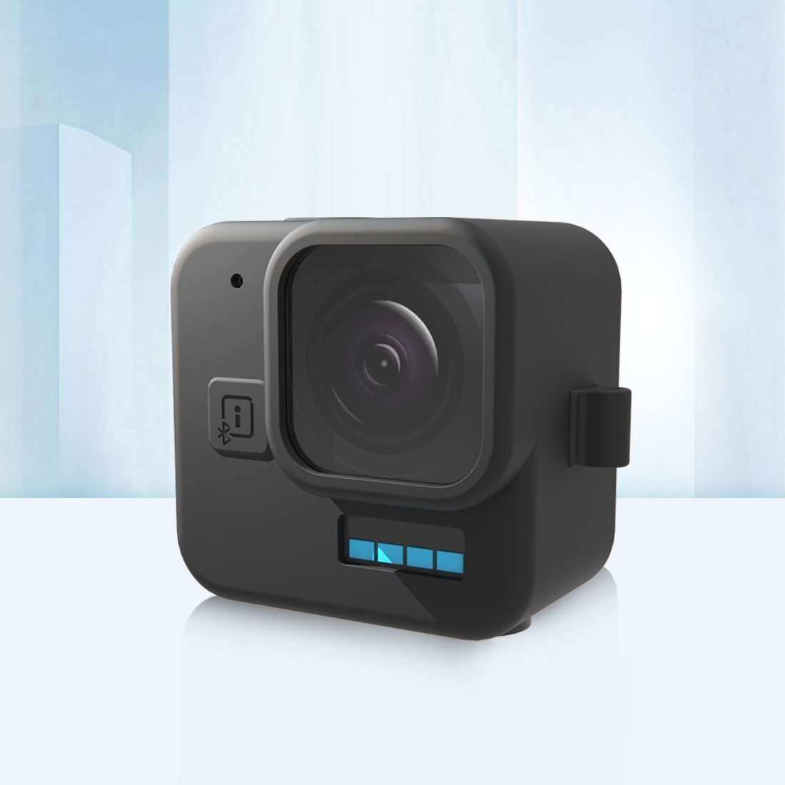 For GoPro HERO11 Black Mini PULUZ Silicone Protective Case(Black)
