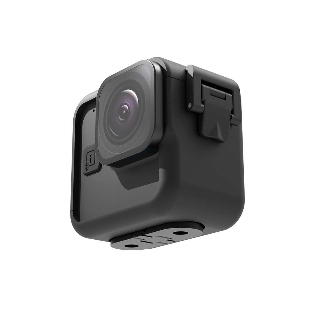 For GoPro Hero11 Black Mini PULUZ PC Plastic Border Frame with Buckle Basic Mount & Screw(Black)